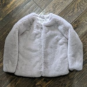 Zara Kids Faux Fur Jacket